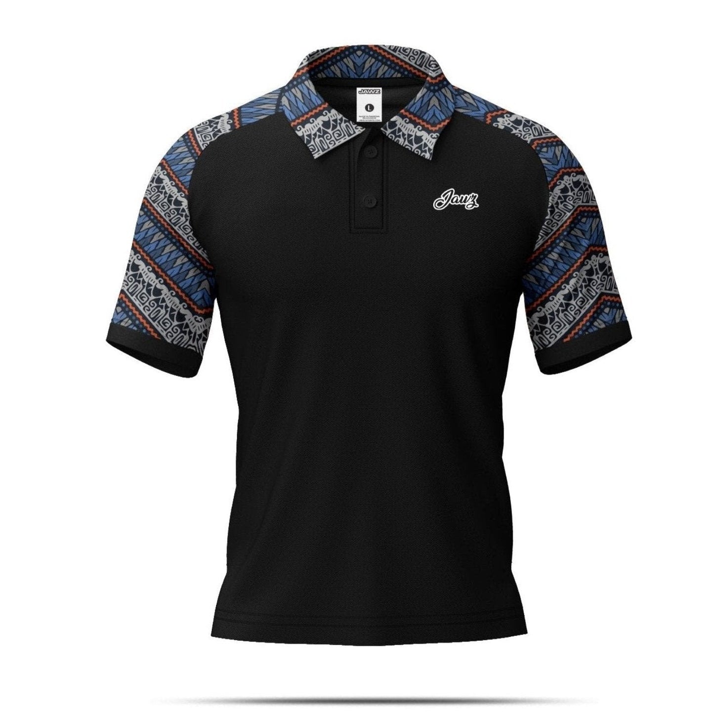 TRIBAL POLO SHIRT (BLACK EDITION)