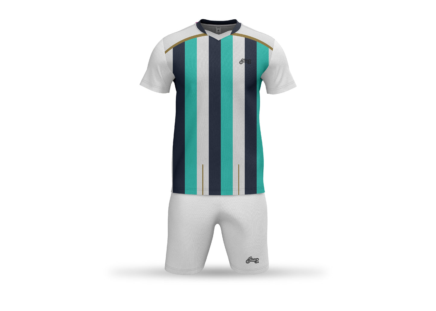 Denim soccer uniform