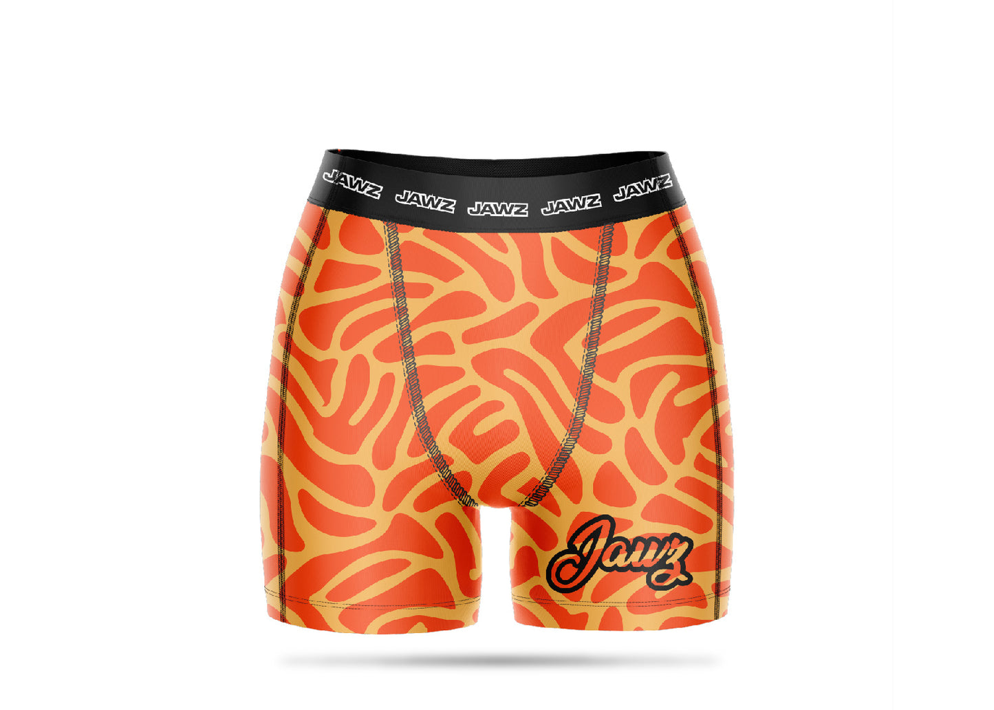 ORANGE LAYER ELITE COMPRESSION SHORTS