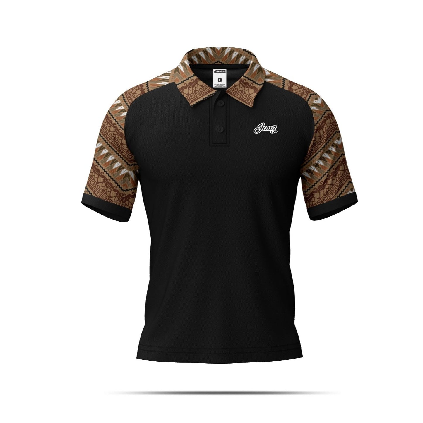 TRIBAL POLO SHIRT  (BLACK EDITION)