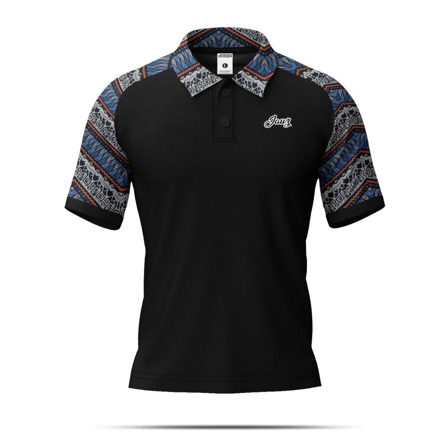 TRIBAL POLO SHIRT  (BLACK EDITION)