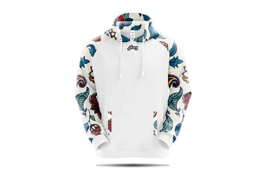 Ecoactive-white HOODY