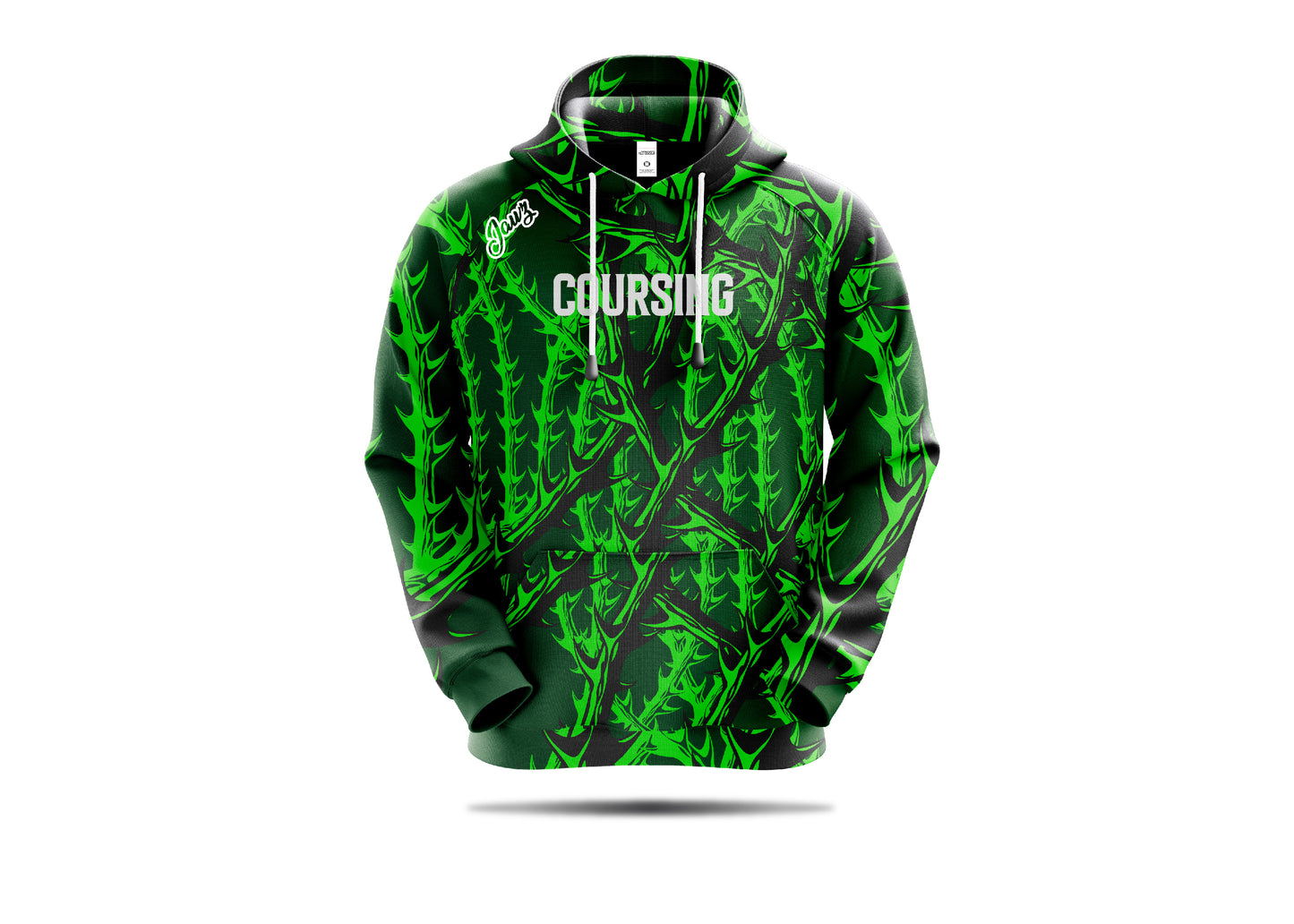 Green Coursing Hoody