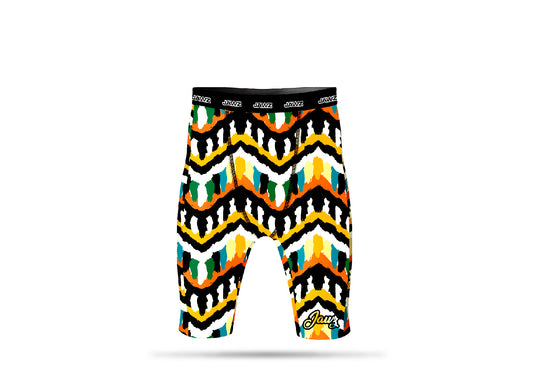 ZIGZAG COMPRESSION SHORTS EXTENDED