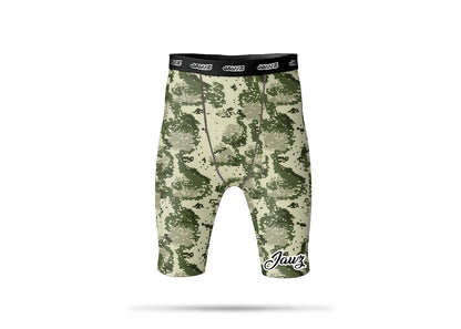 CAMO V-10 COMPRESSION SHORTS EXTENDED