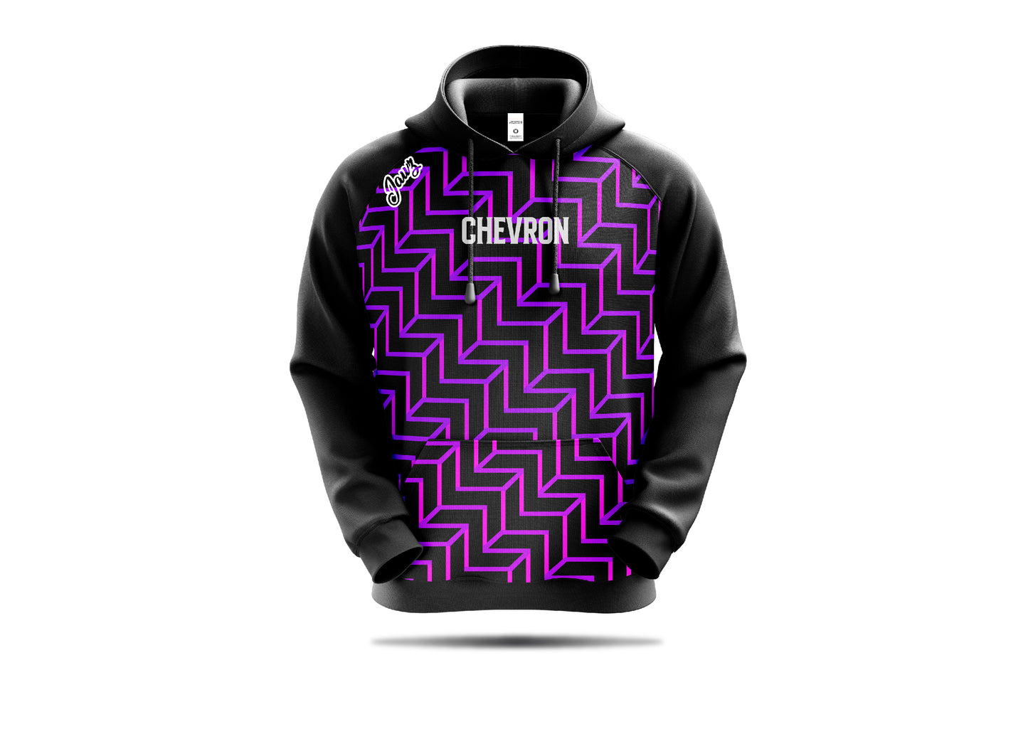 CHEVRON HOODY