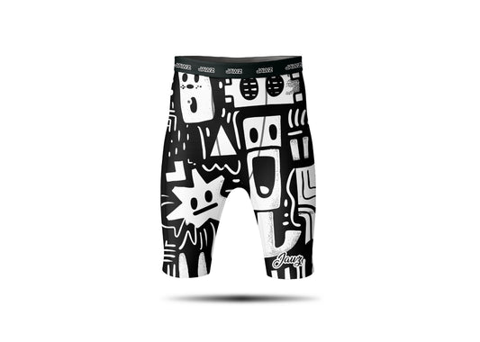 REBEL COMPRESSION SHORTS EXTENDED