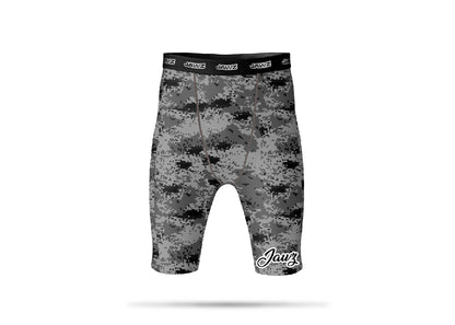 CAMO V-8 COMPRESSION SHORTS EXTENDED