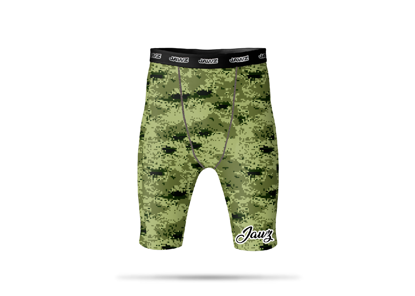 CAMO V-8 COMPRESSION SHORTS EXTENDED