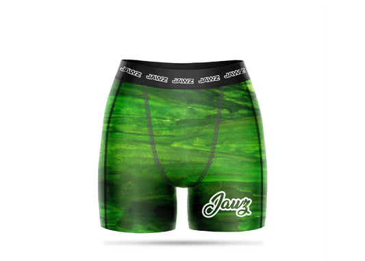 GREEN LAYER ELITE COMPRESSION SHORTS